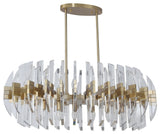 12-Light Ceiling Fixture, Copper