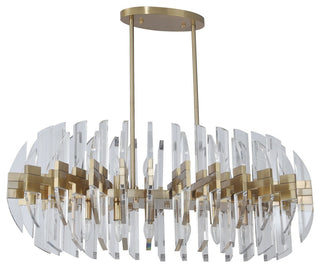 12-Light Ceiling Fixture, Copper