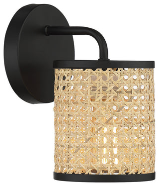 Jaylar 1-Light Wall Sconce, Matte Black