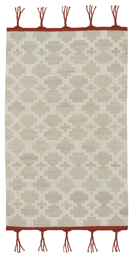 Capel Genevieve Gorder Hyland Fog 3643_630 Flat Woven Rugs - 5' X 8' Rectangle