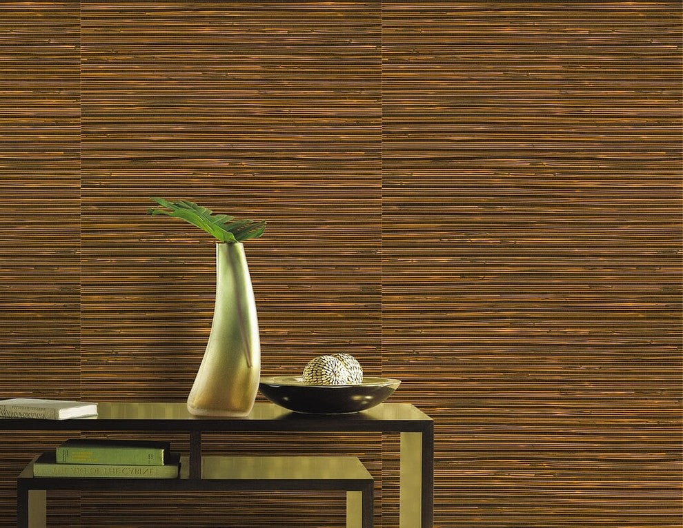 Serendipity 2, Traditional Damask Solid Wallpaper, Light Yellow, Sample
