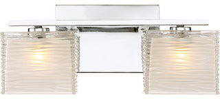 Westcap 2-Light Bath Vanity, Polished Chrome