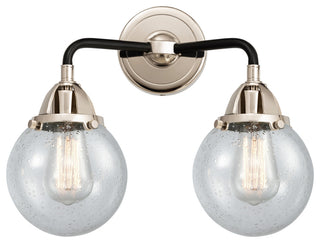 Beacon Bath Vanity Light, Black Polished Nickel, Seedy, Seedy