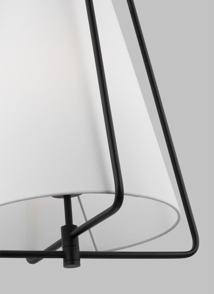 Allis One Light Pendant, Midnight Black