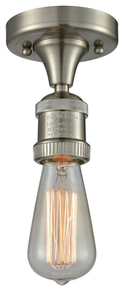 Innovations Lighting 517Nh-1C-Sn-Led 1 Light Dimmable Led Semi-Flush Mount