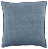 Jaipur Living Blanche Solid Blue Down Pillow 22"