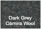 Prisma Round Chair, Bright Stainless Steel Base, Dark Gray Camira Wool