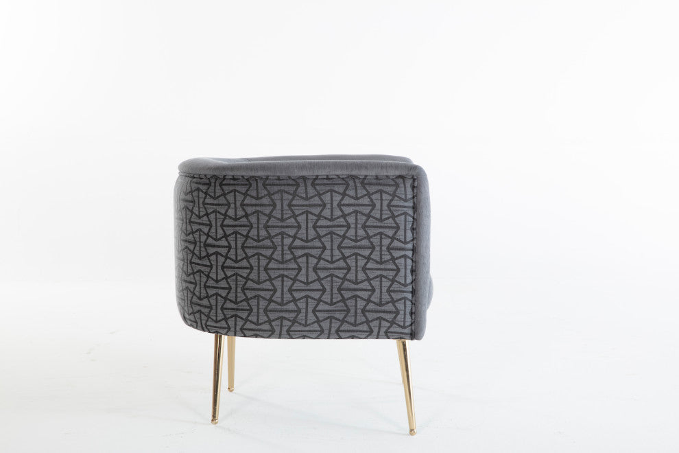 Cloak  Accent Armchair, Cloak Gray
