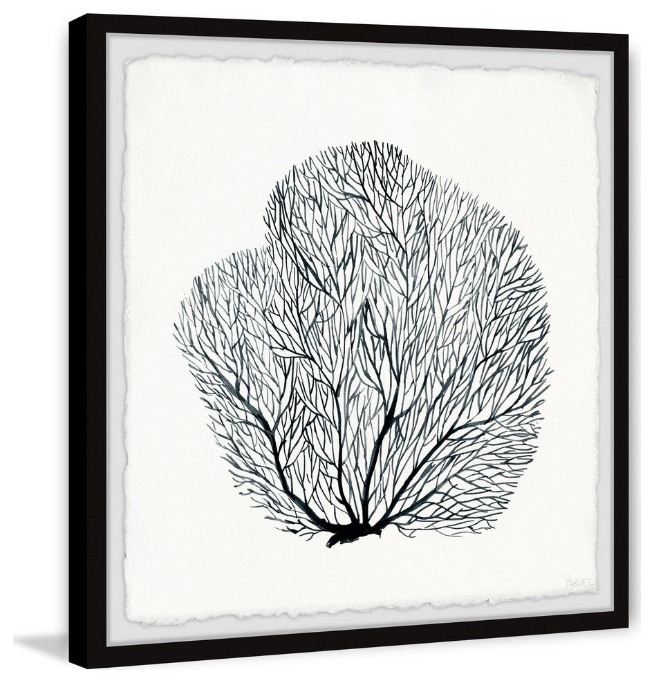 "Sea Fern" Framed Painting Print, 24"x24"
