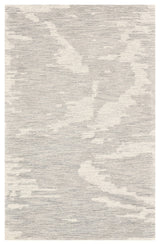 Mexico Abstract Ivory Gray Hand-Hooked Area Rug 2' x 3'
