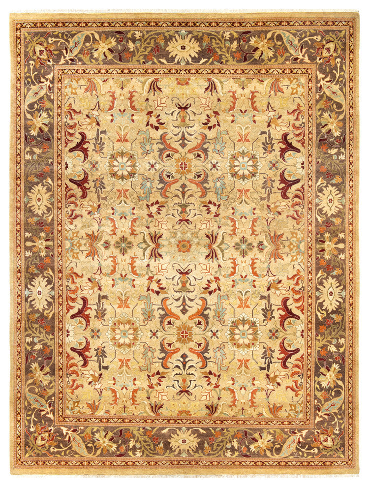 Mogul, One-of-a-Kind Hand-Knotted Area Rug Yellow, 8'1"x10'8"