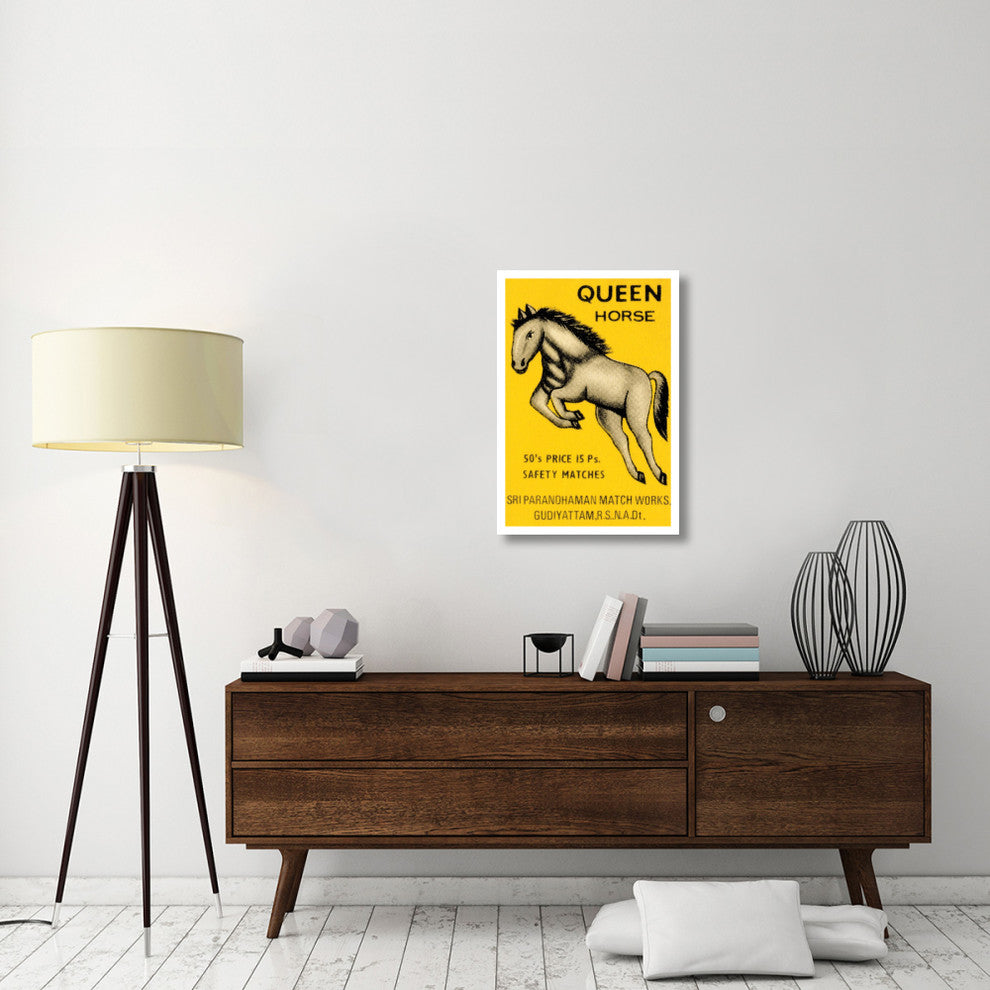 "Queen Horse Matches" Digital Paper Print by Phillumenart, 22"x32"