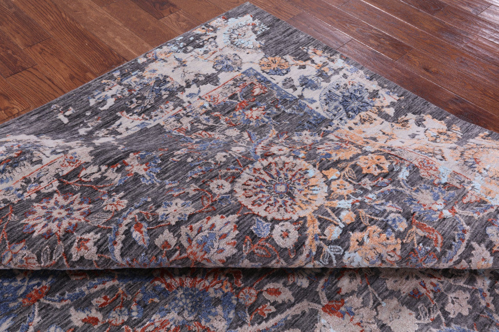 Wool & Silk Persian Handmade Rug 7' 11" X 10' 0" - Q13511