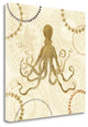 "Undersea Gold I" By Veronique Charron, Giclee Print on Gallery Wrap Canvas