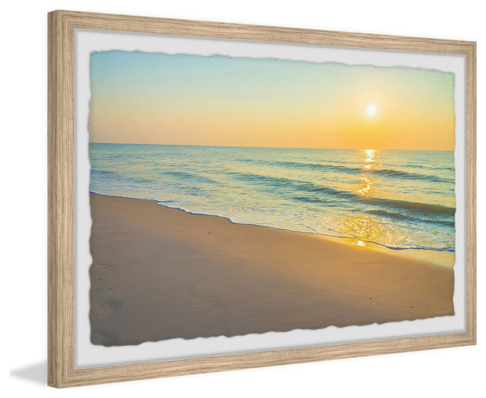 "The Ocean Called" Framed Painting Print, 45x30