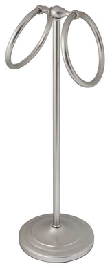MODONA's 17" Counter Top Hand Towel Ring, Satin Nickel