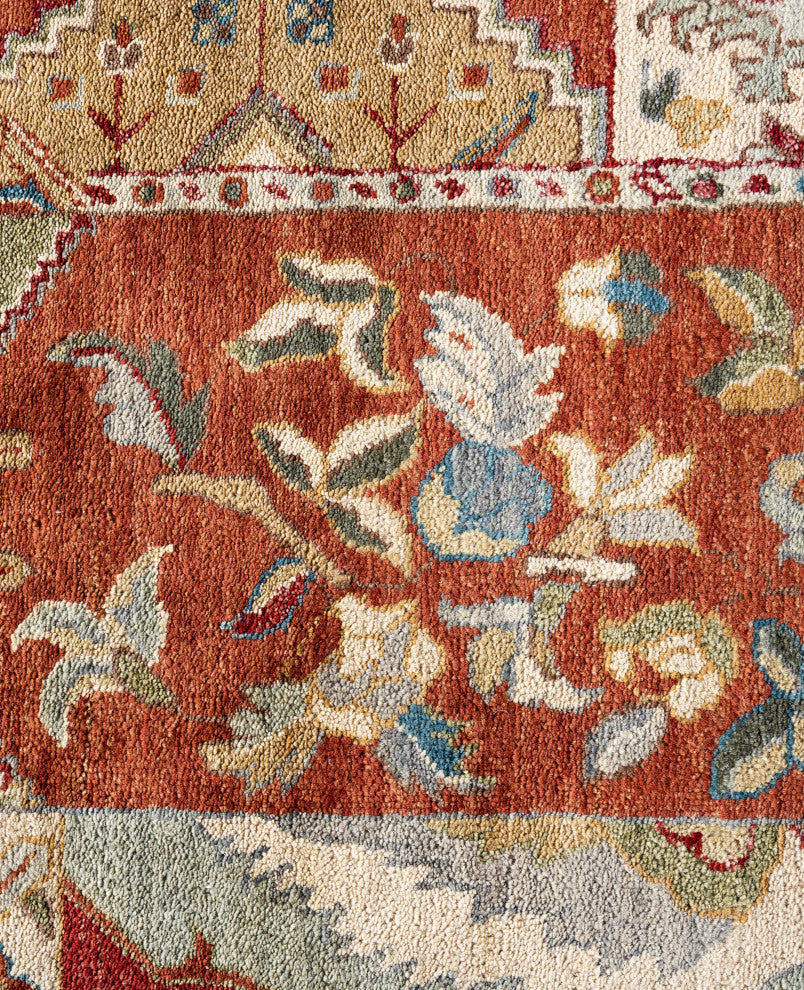 Patchwork One-of-a-Kind Hand-Knotted Area Rug - Multi, 9' 0" x 12' 0"