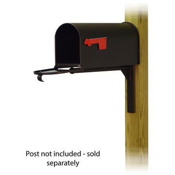 Standard Steel Mailbox With Ashley Front Single Mailbox Mounting Bracket