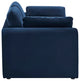 Waverly Performance Velvet Sofa, Midnight Blue