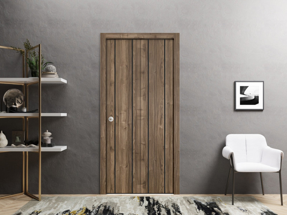 Bi-fold Doors 48 x 84 | Planum 0016 White Silk with  | Sturdy Tracks