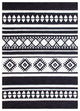 Bold Geometric Southwestern Tufted Wool Area Rug