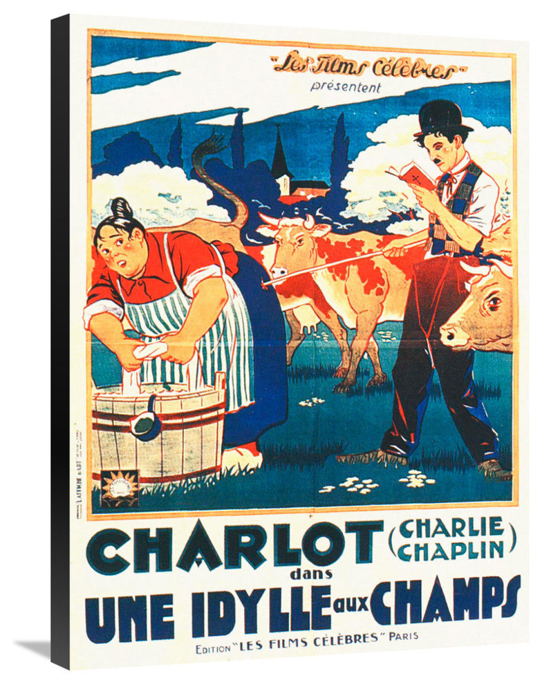 Charlie Chaplin, French, The Champion, 1915, 22x30