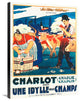 Charlie Chaplin, French, The Champion, 1915, 22x30