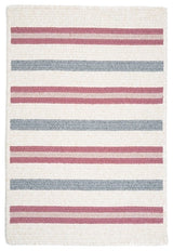 Colonial Mills Allure AL79 Mauveberry Stripes Area Rug, Rectangular 2'x6'