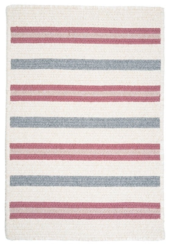 Colonial Mills Allure AL79 Mauveberry Stripes Area Rug, Rectangular 2'x6'