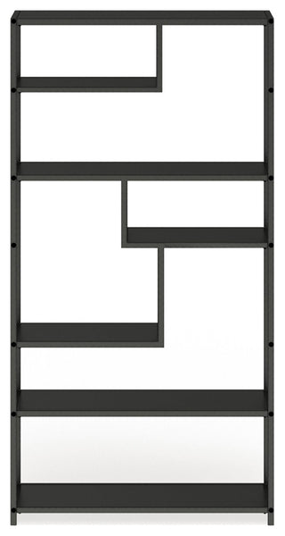 Furniture of America Zin Industrial Metal 6-Shelf Bookcase in Powder Coated Gray