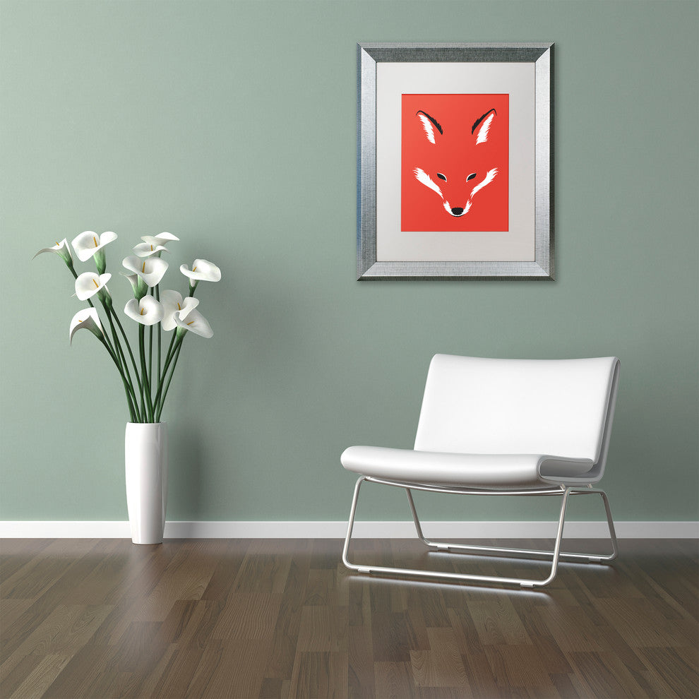 Robert Farkas 'Foxy Shape' Matted Framed Art