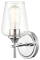 Ashford Collection 1 Light 5 in. Chrome Bathroom Wall Sconce