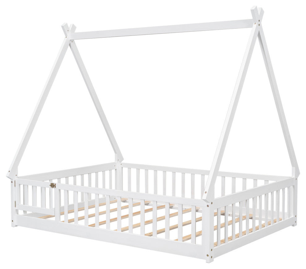 Gewnee Full Tent-shaped Floor Bed