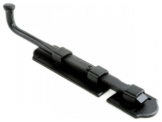 Slide Bolts Black Wrought Iron Tower Style Set of 2