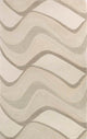 Eternity 1085 Ivory Waves Rug, 3'3"x5'3"