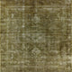 Ahgly Company Indoor Square Mid-Century Modern Area Rugs, 4' Square