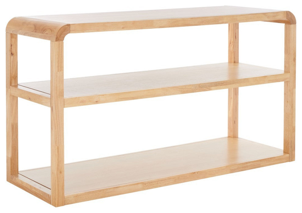 Safavieh Omara 3 Tier Console Table, Natural