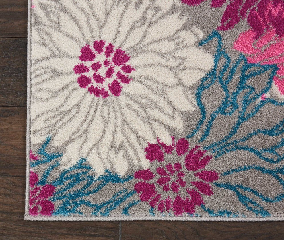 Nourison Passion Gray Area Rug, 1'10"x6'