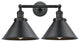 Briarcliff 2-Light Bath Fixture, Matte Black