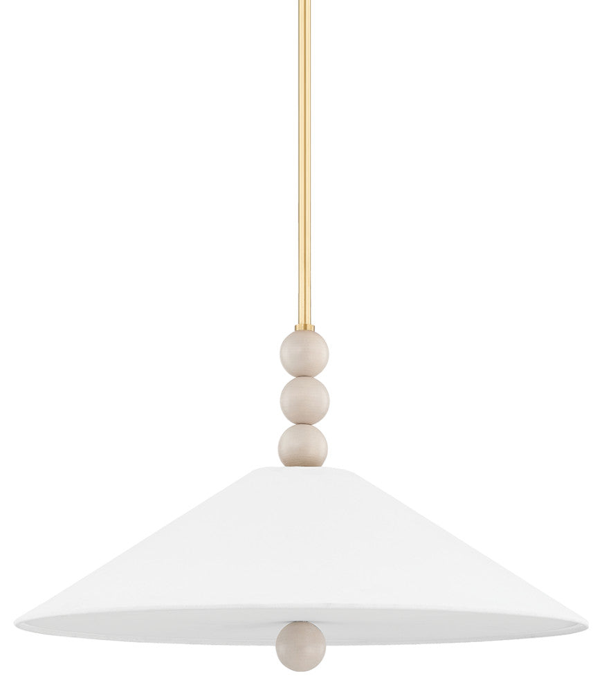 Alexis 2-Light Pendant Aged Brass