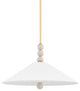 Alexis 2-Light Pendant Aged Brass