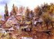 William Huggins Mill on the Thames  Mapledurham Gallery Wrapped Canvas Print