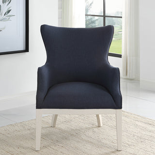 Uttermost 23753 Gordonston Blue Fabric Accent Chair