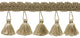 Tassel Fringe Trim, Style# ETF, Color# A10 - Sandstone Beige [5 Yards]
