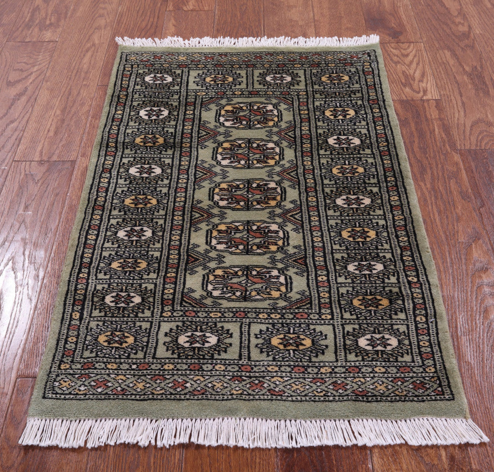 Handmade Silky Bokhara Wool Rug 2' 0" X 3' 0" - Q13867