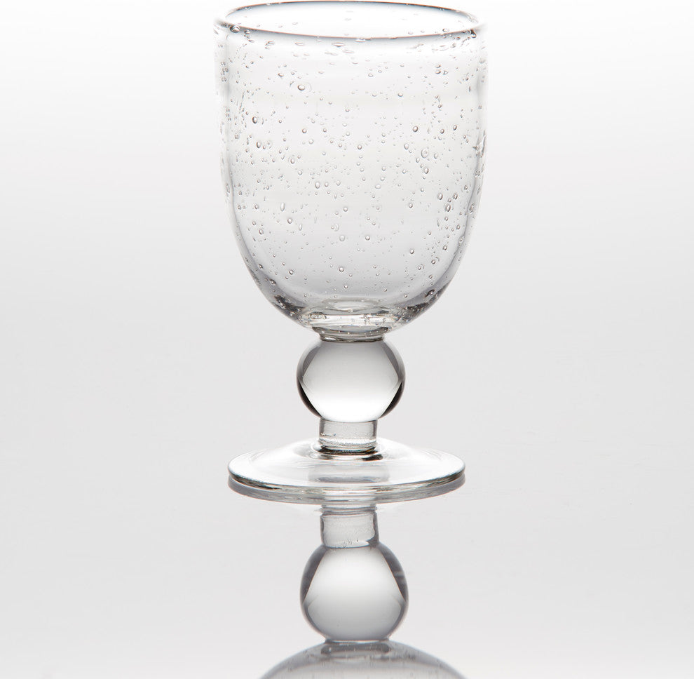 St. Remy Clear Bubble Wine Glasses, Set of 4