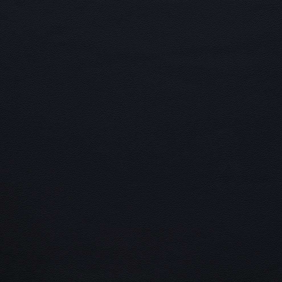 Arc Upholstered Modular Component, Black, 1-Piece: Straight Chair, Vegan Leather