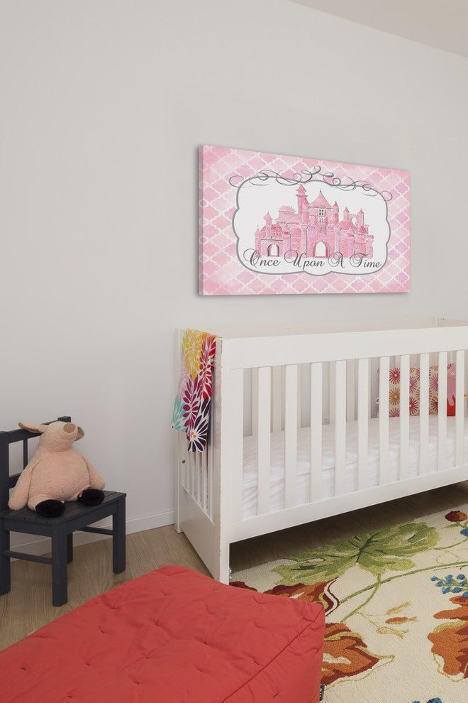 Marmont Hill, "Once Upon a Time" by Reesa Qualia Print on Wrapped Canvas, 45x30