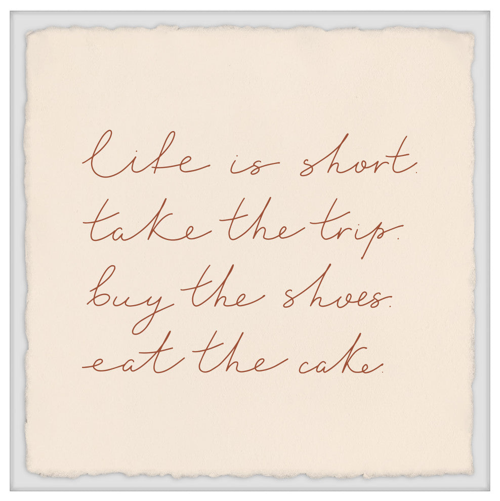 "Eat the Cake" Framed Painting Print, 32x32