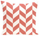 Zigzag Jag Geometric Print Pillow, Seed, 20"x20"